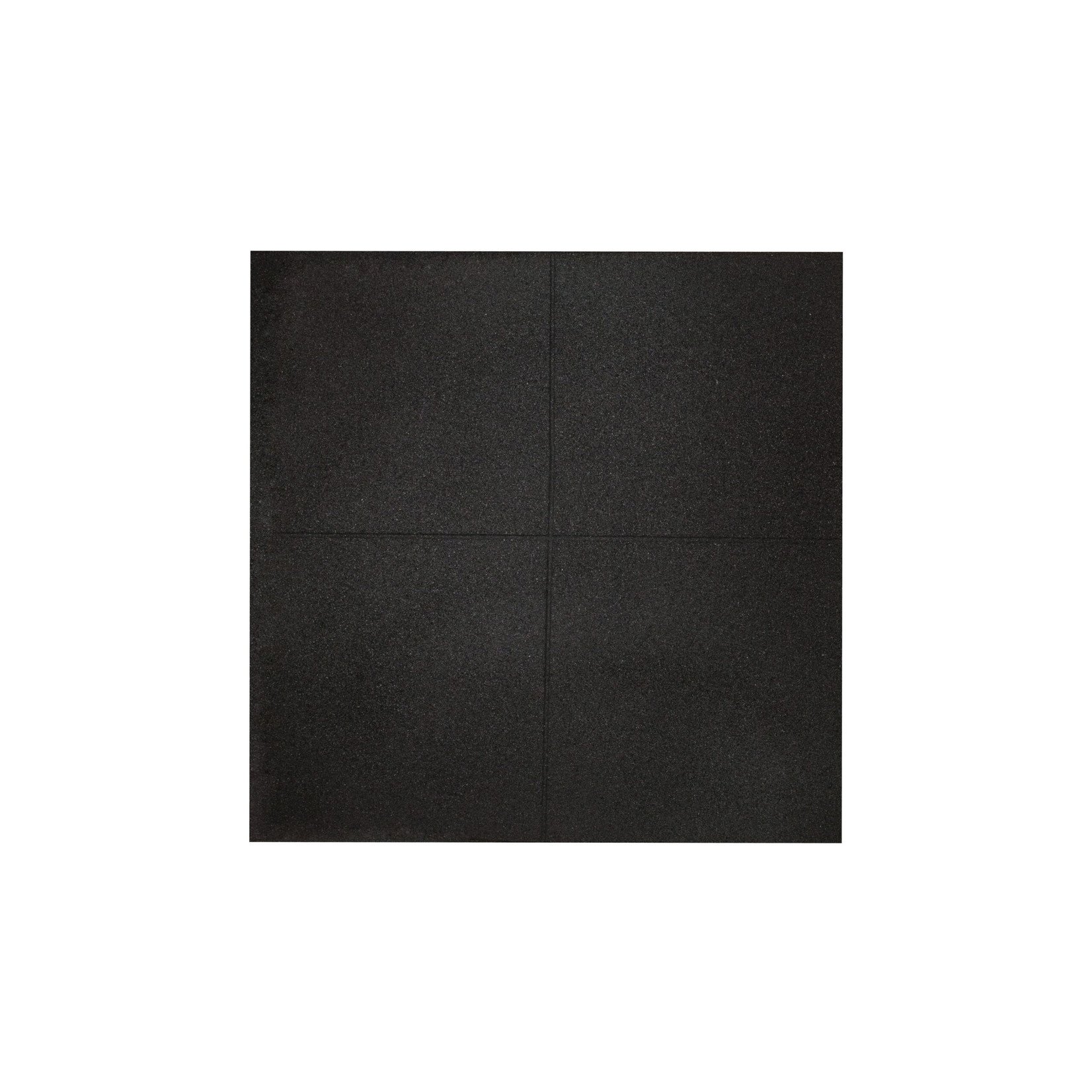 Rubber Gym Flooring | Black (1 m²)
