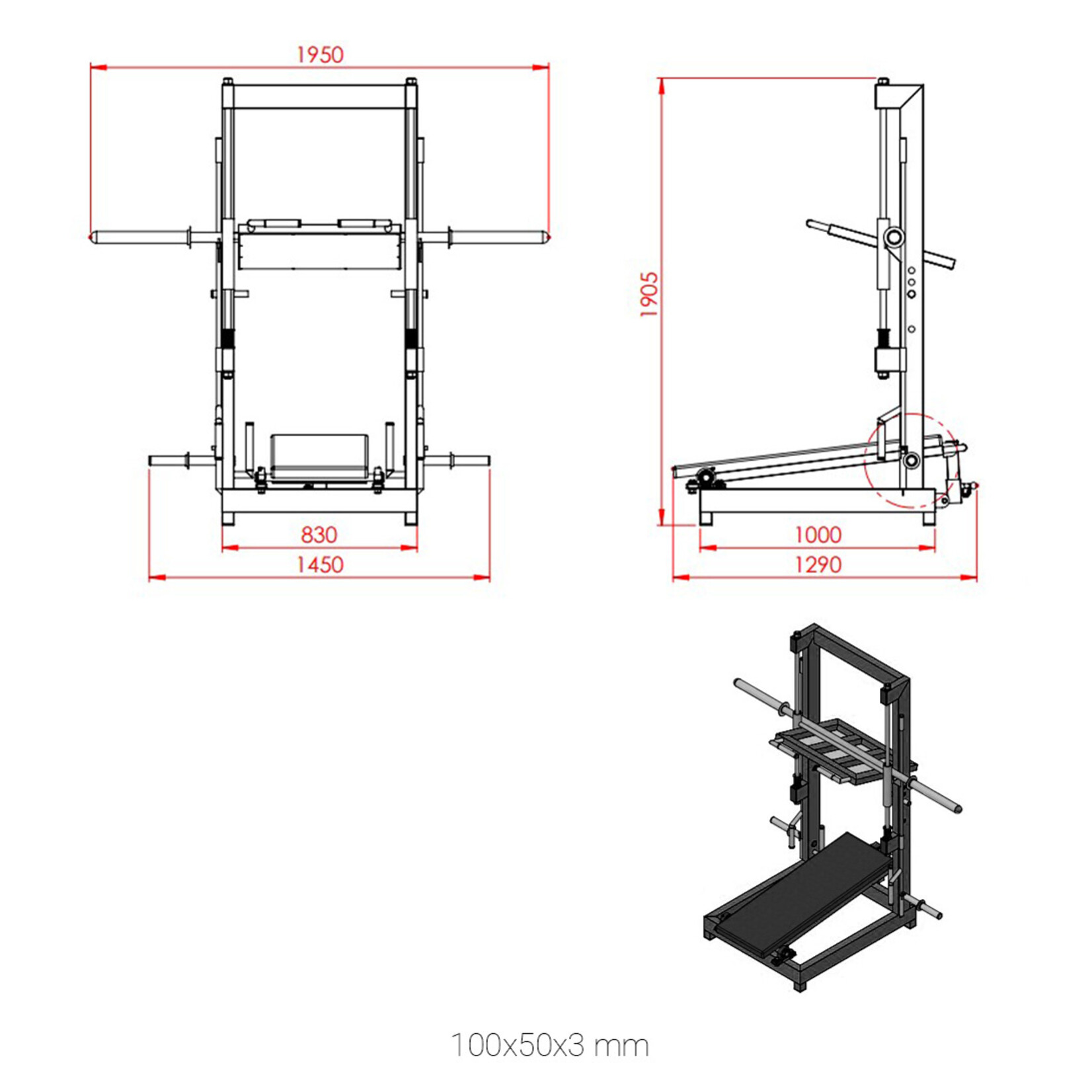 Leg Press Machine Vertical 7DX