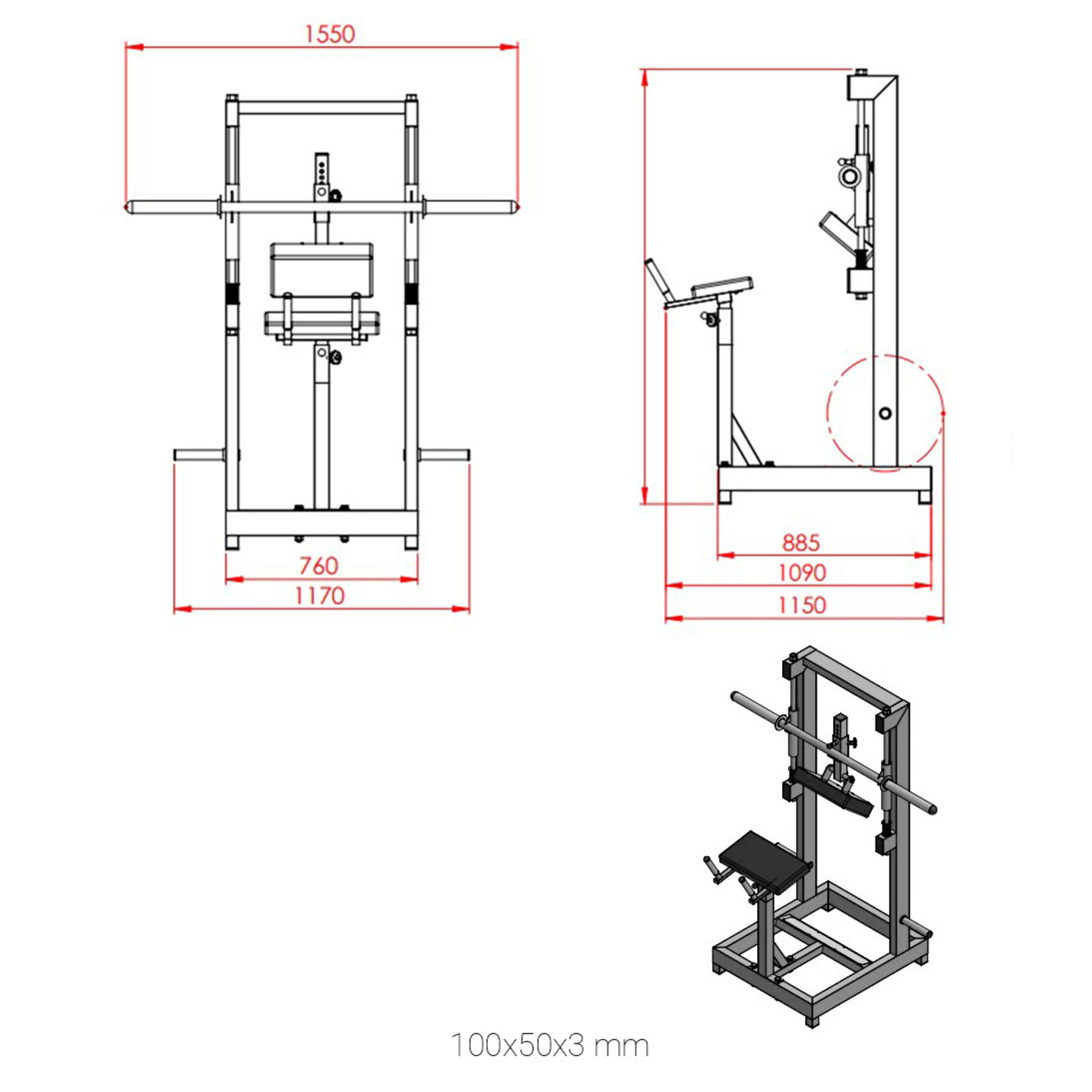 Donkey Calf Raise Machine 2O