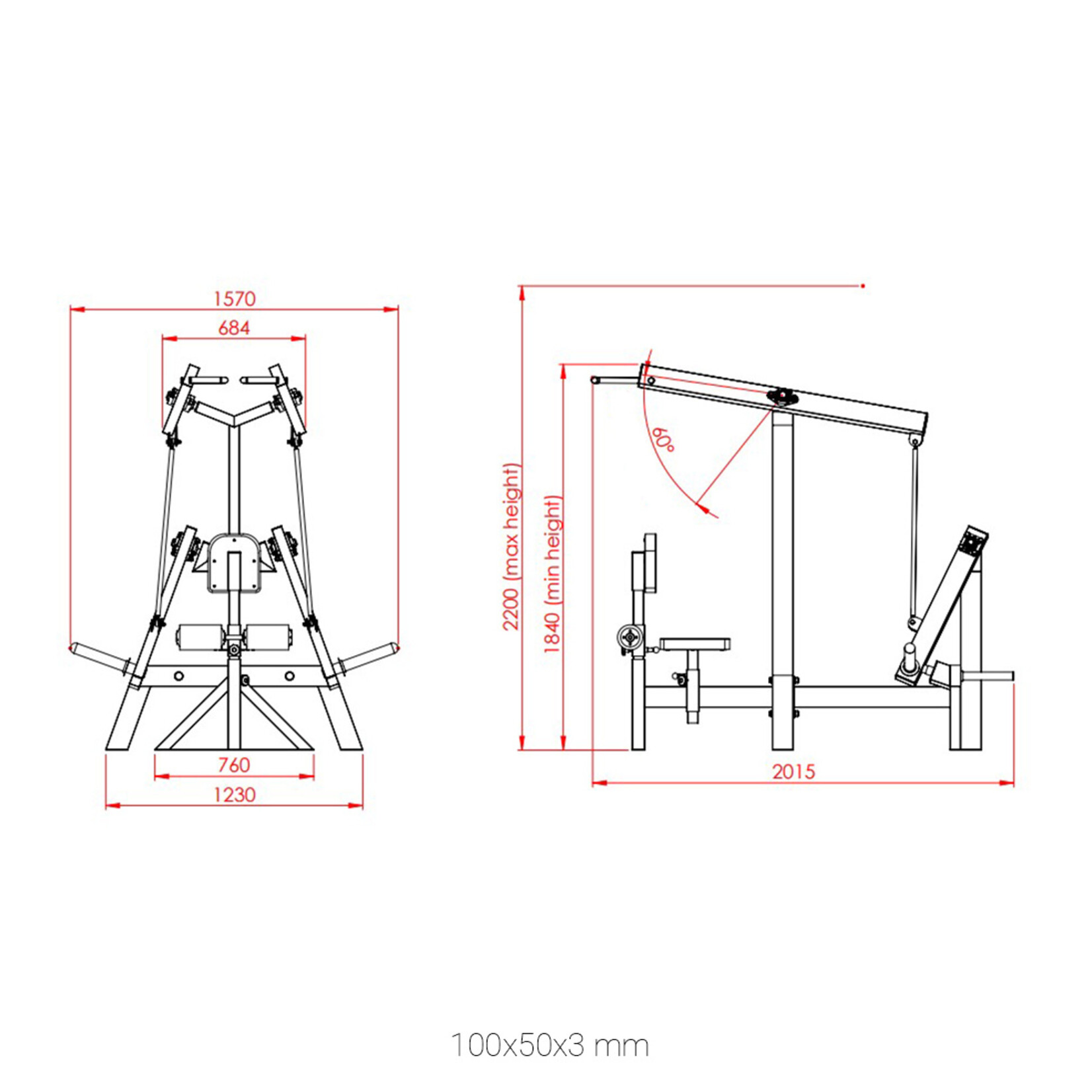 Front Lat Pulldown Machine 8L