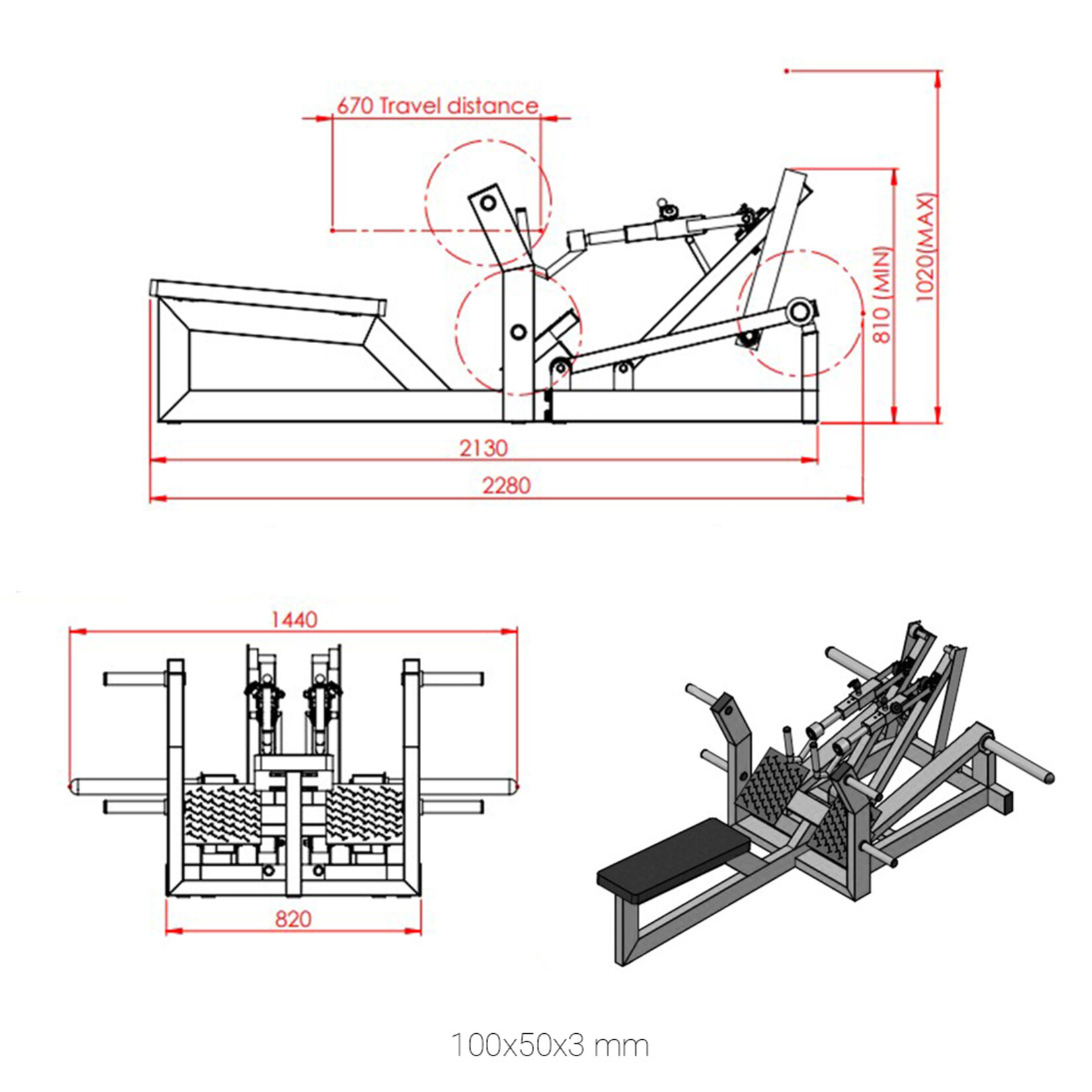 Machine Low Row 7LXY