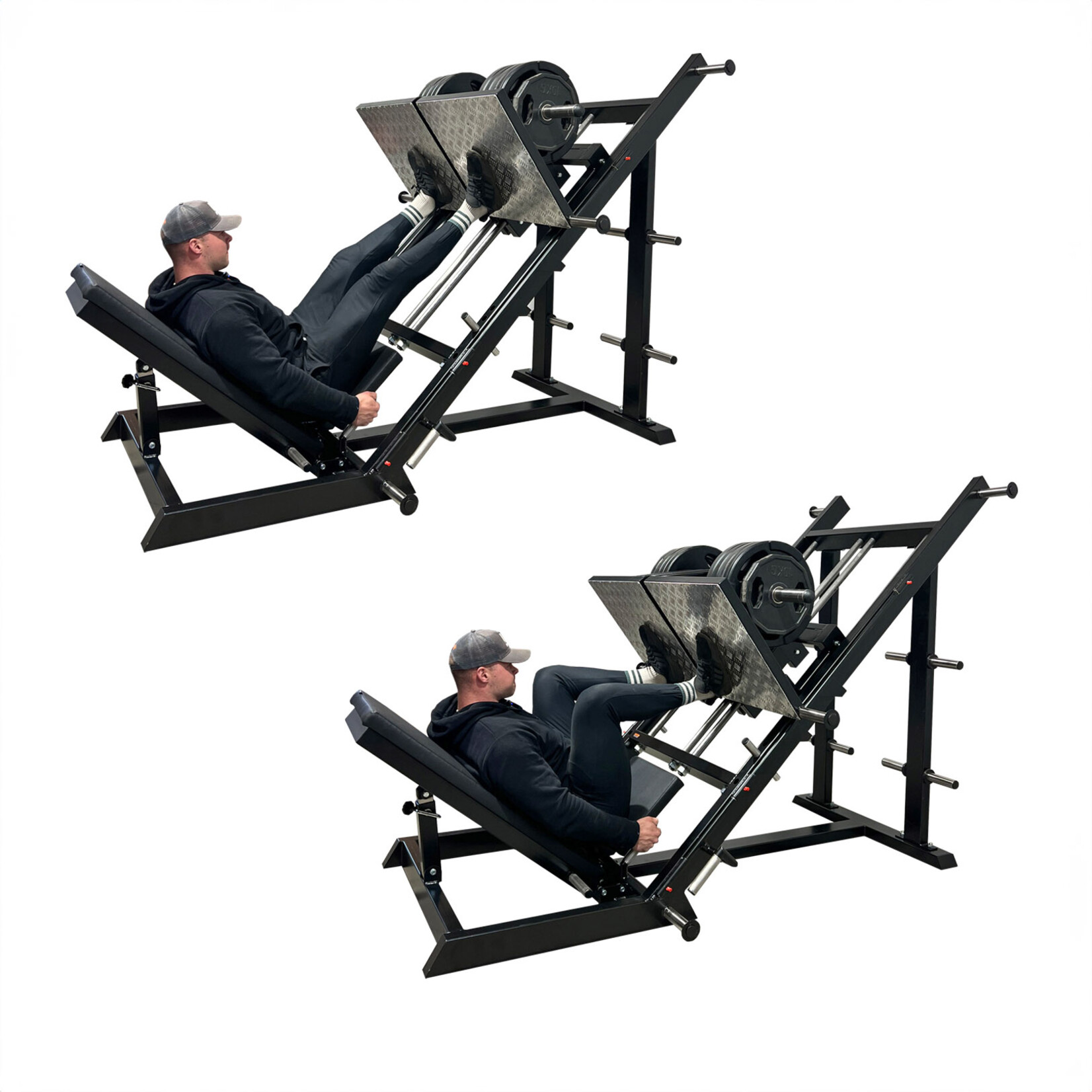 Leg Press Machine (Dual platform) 3DX