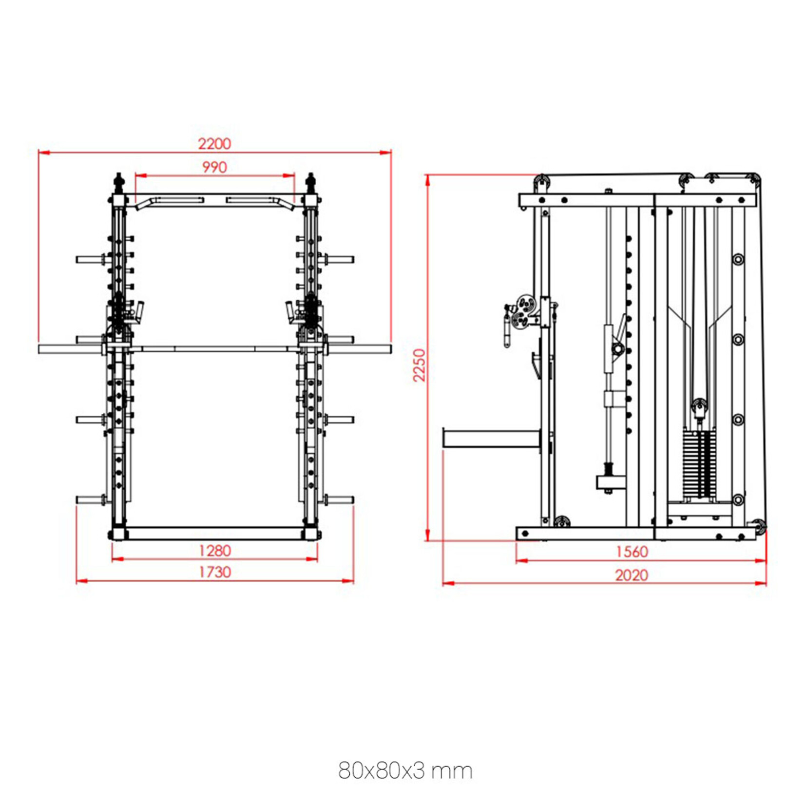 Ultimate Power Rack 11B