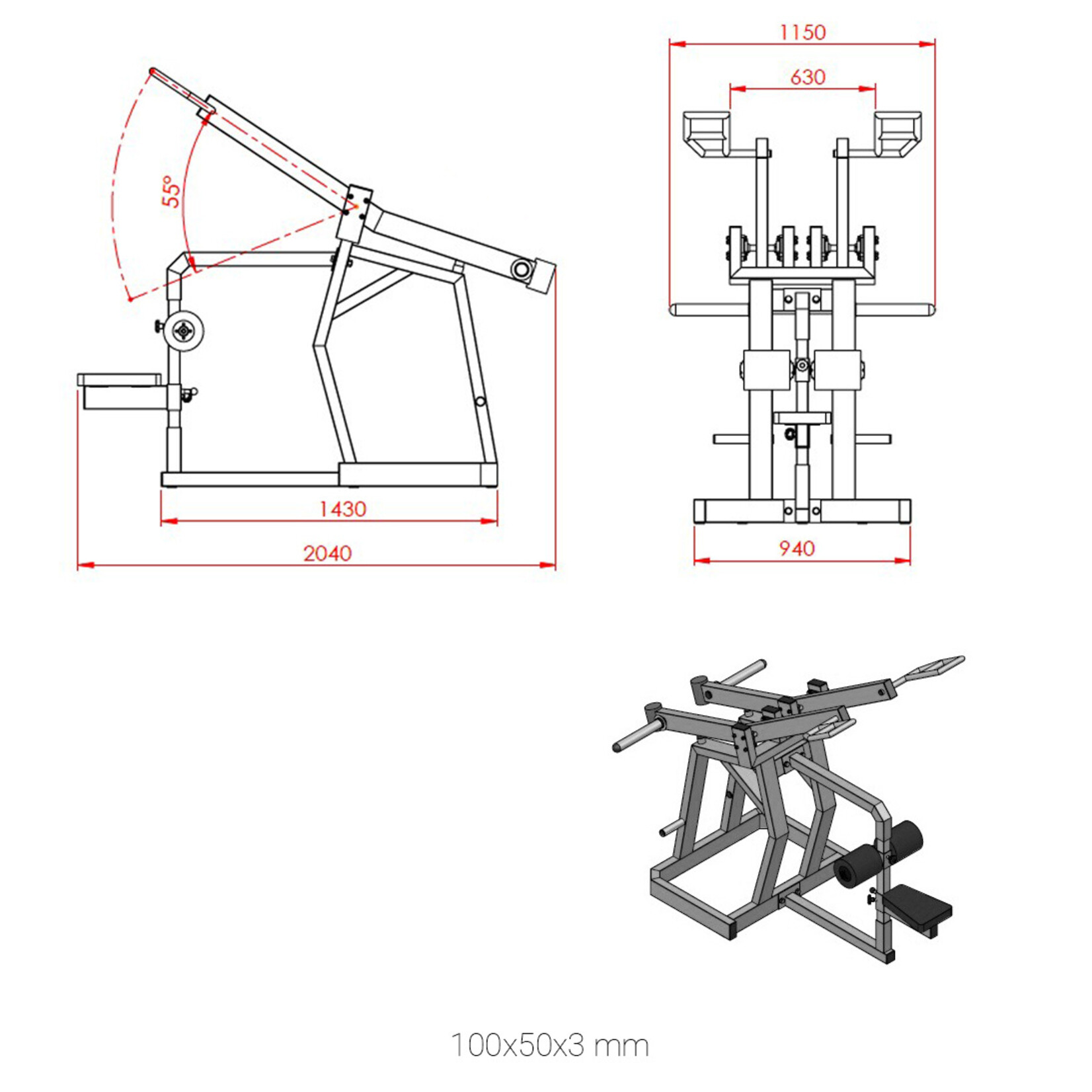 Machine Lat Pulldown 8LX