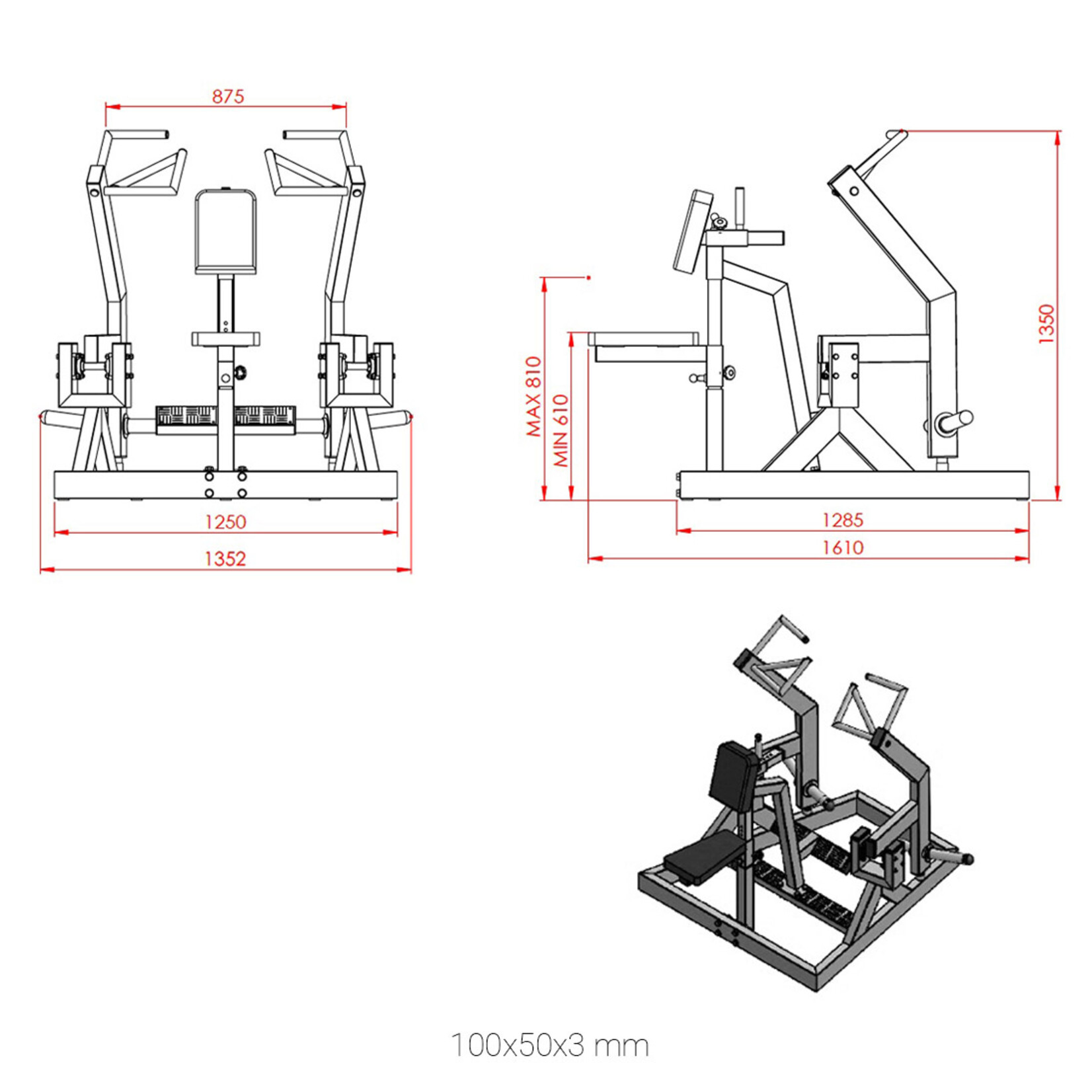 Seated Row Machine 7L