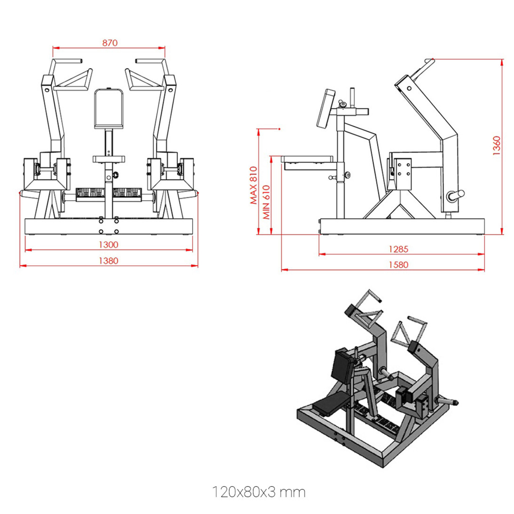 Seated Row Machine 7L