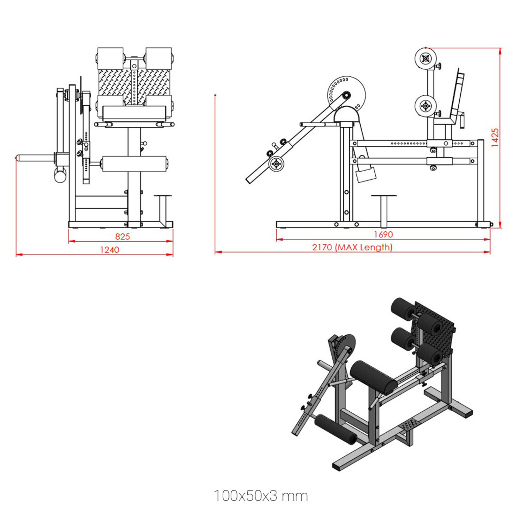 Inverse Curl Machine 4LX