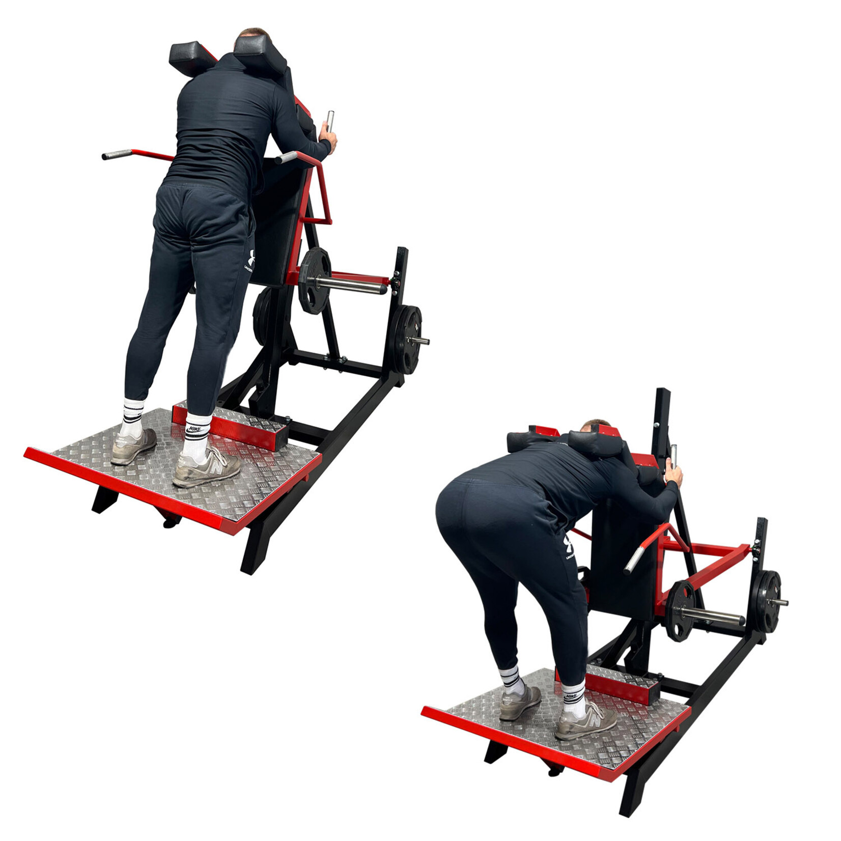 Front and Back Squat Machine 1R