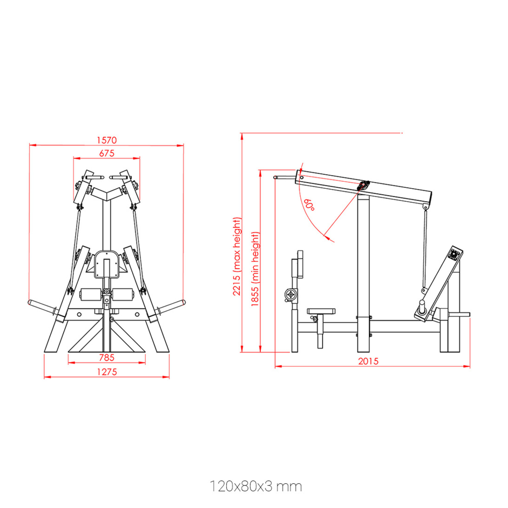 Front Lat Pulldown Machine 8L