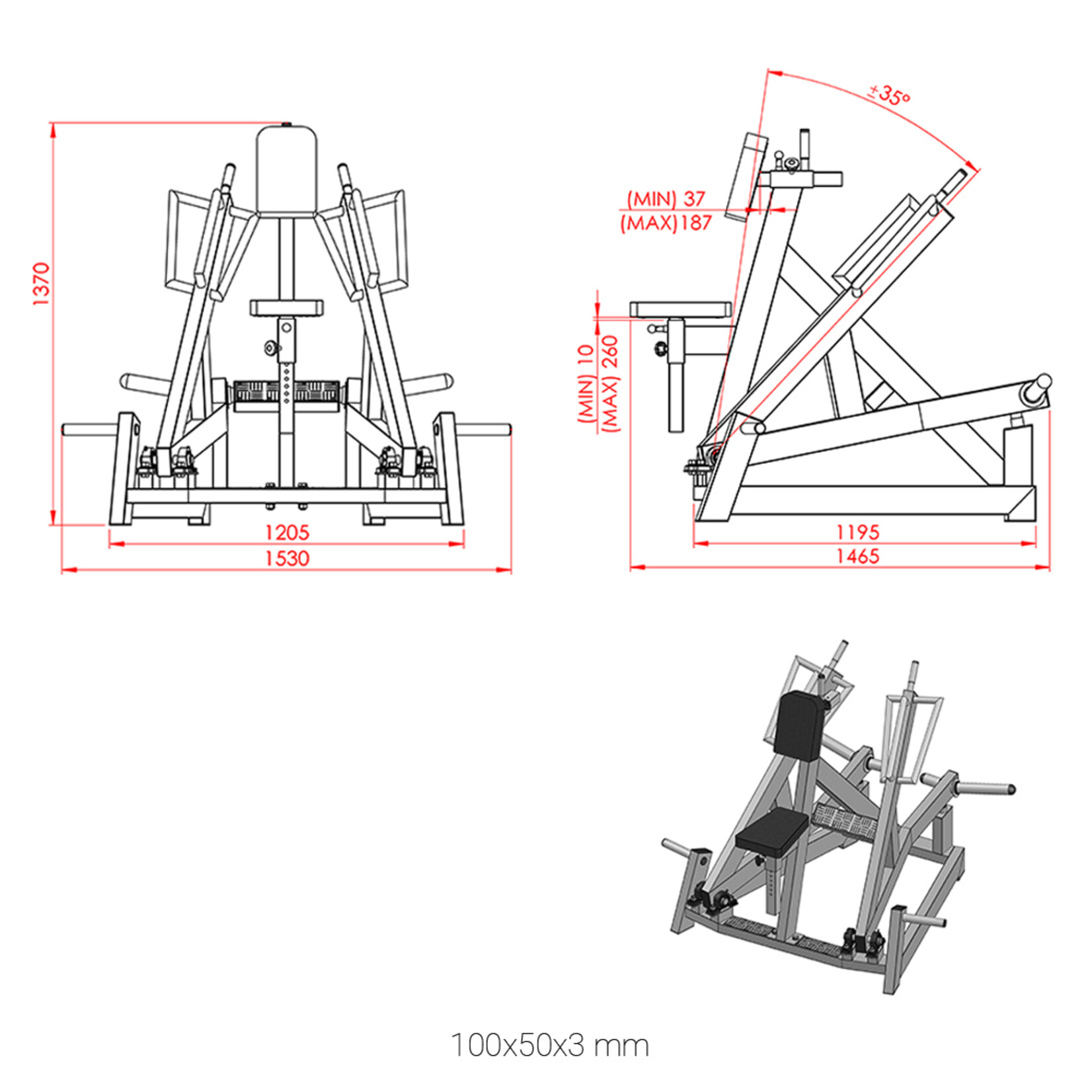 Seated Row Machine 7LX