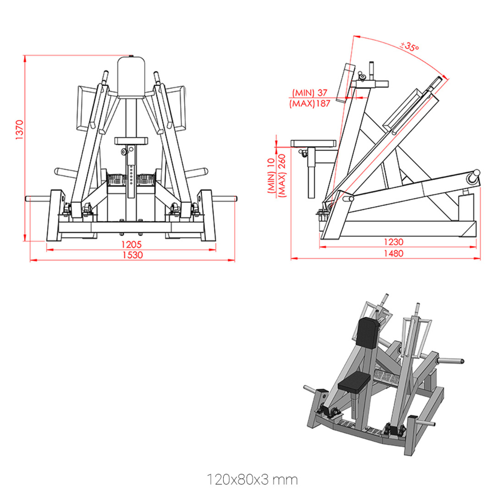Seated Row Machine 7LX