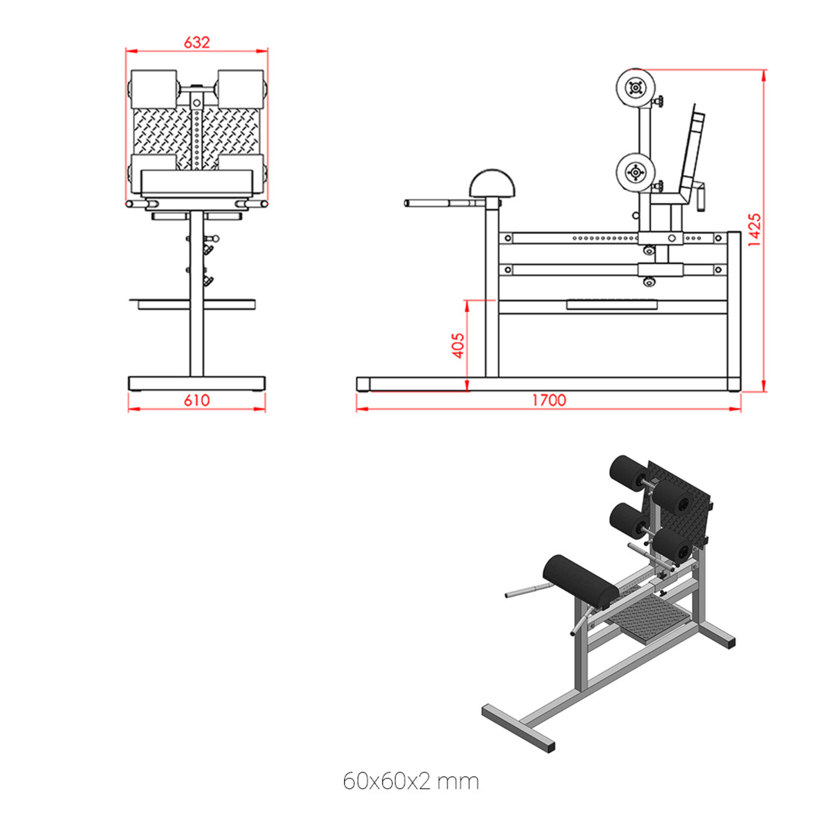 Glute Ham Developer 4L