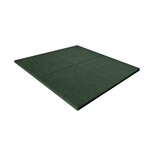 Rubber Sportvloeren | Groen (1 m²) 100 x 100 cm