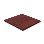 Rubberen Sportvloer | Rood  (1 m²) 50 x 50 cm