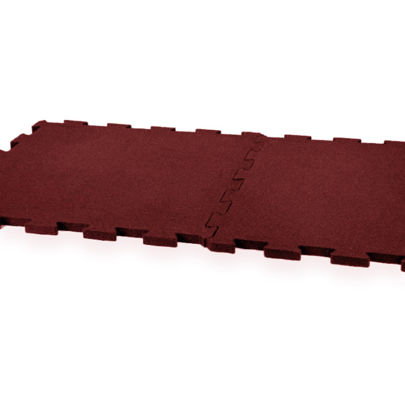 Sol en Caoutchouc pour Gym Puzzle Rouge (1 m²) 100 x 100 cm