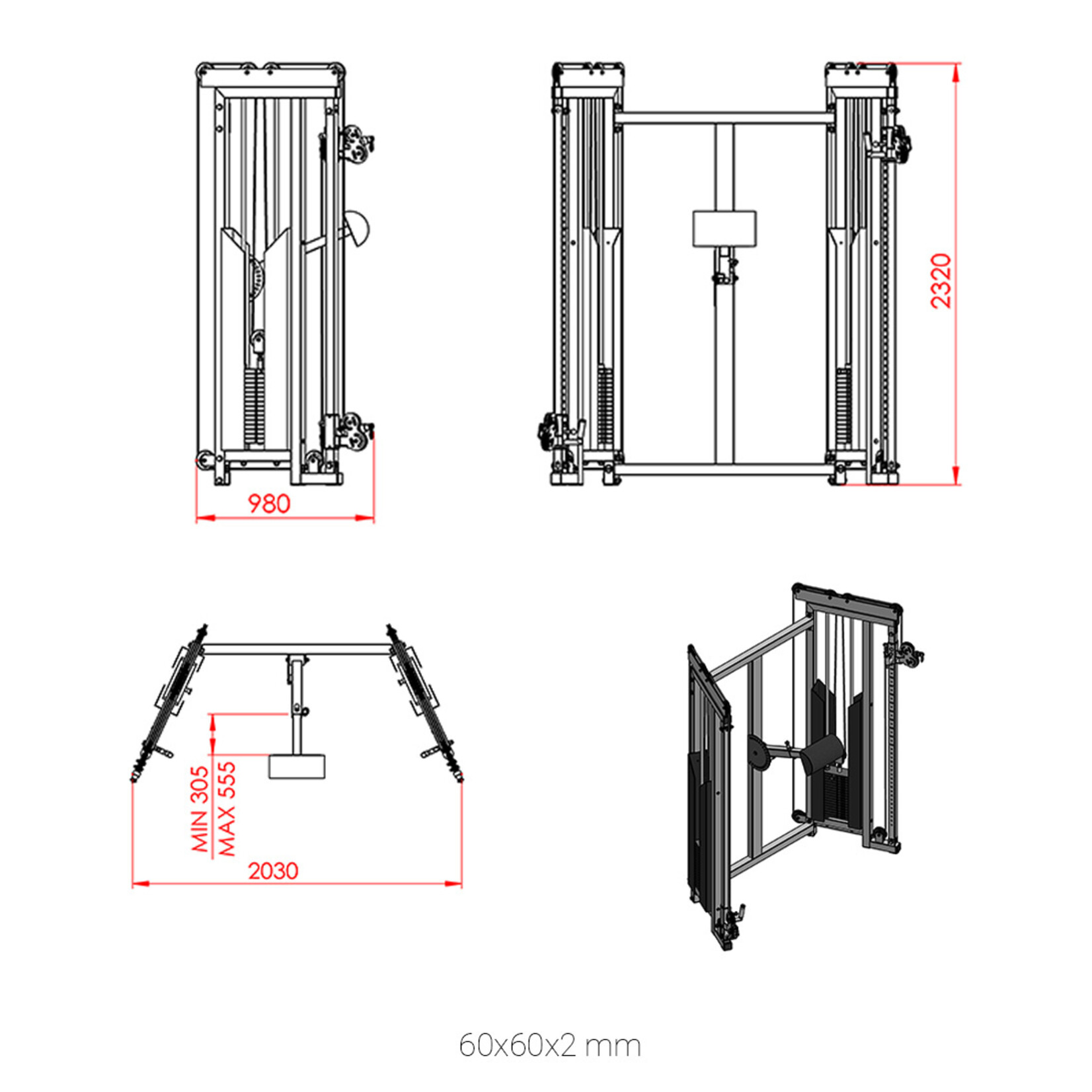 Cable Crossover C2X2