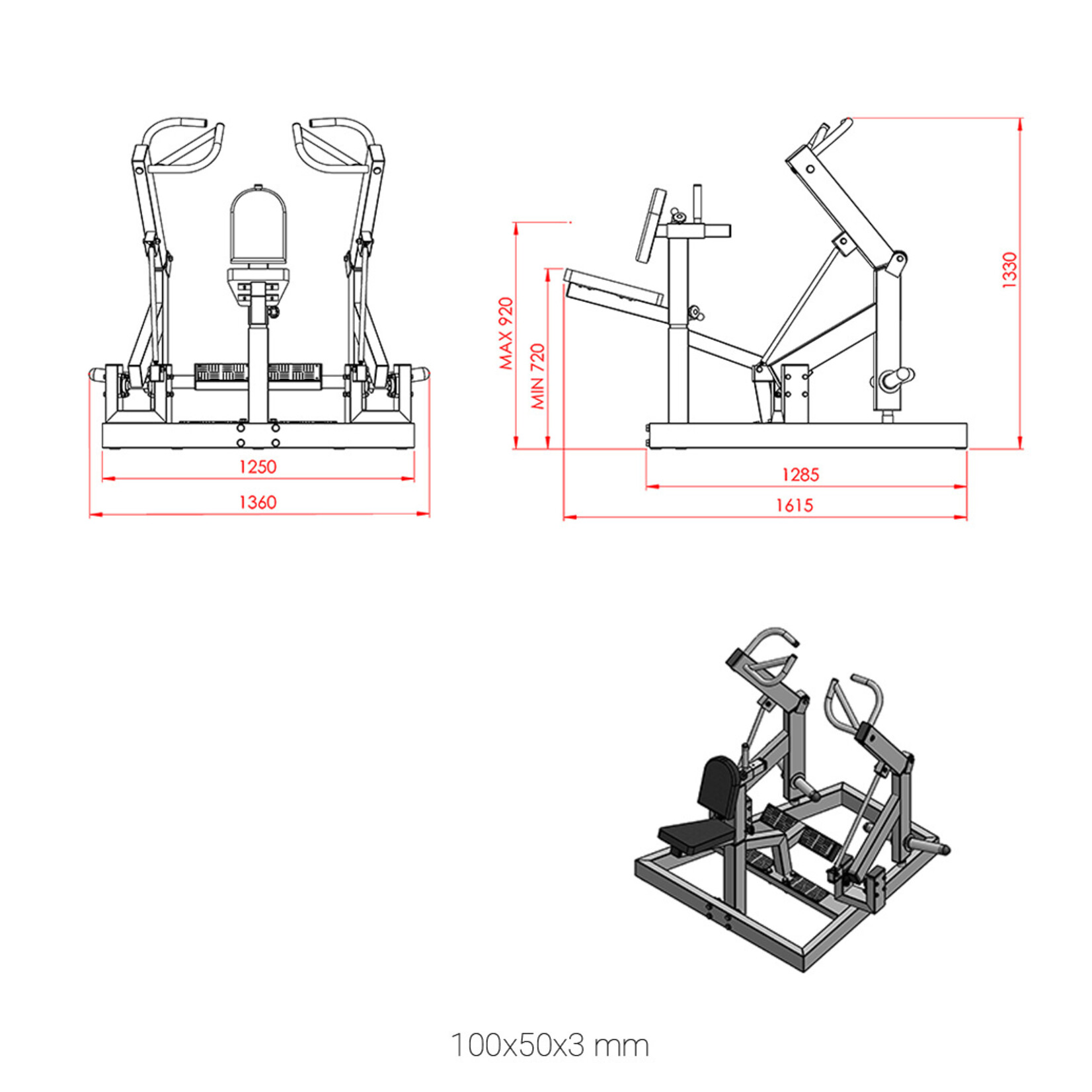 Seated Row Machine 7L