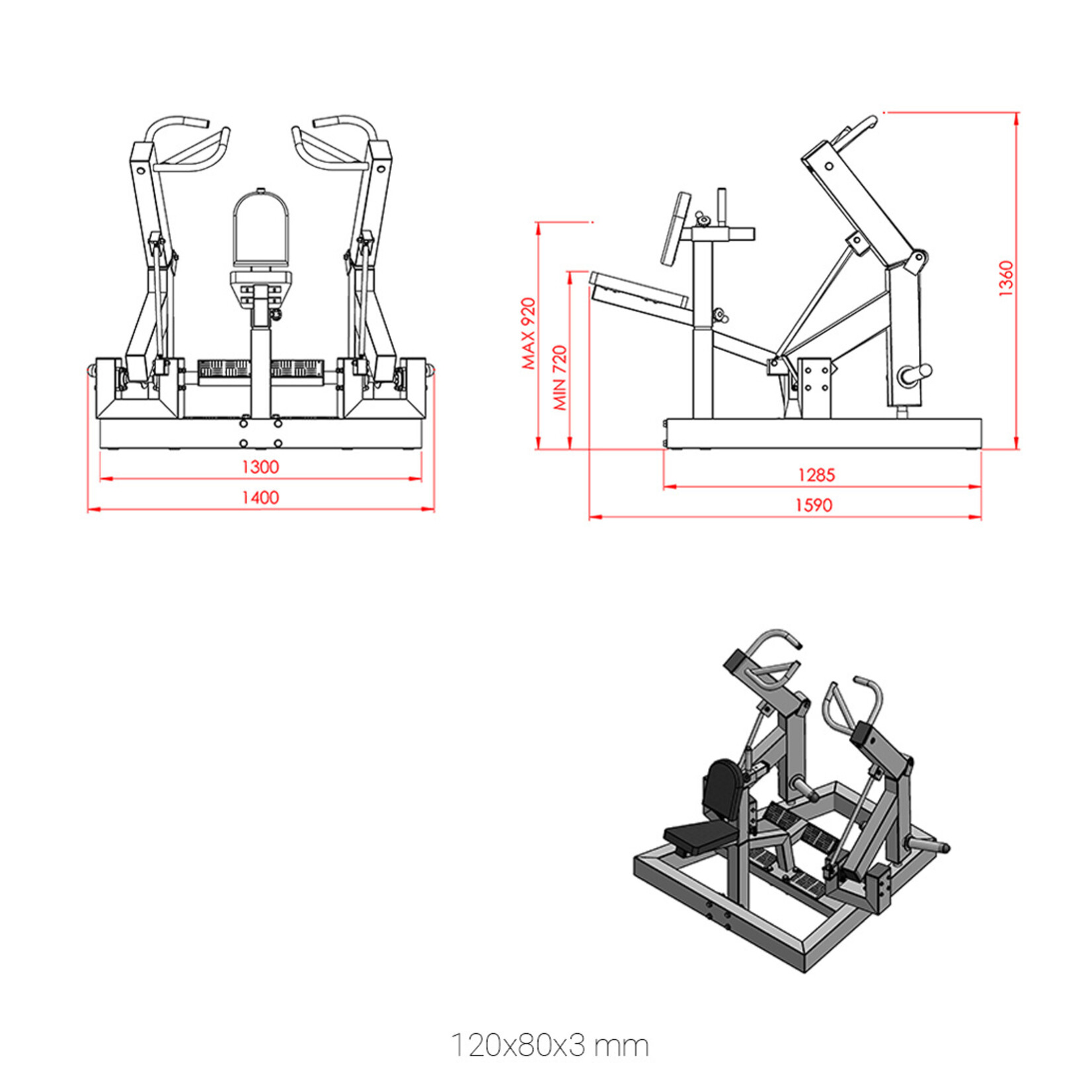 Seated Row Machine 7L