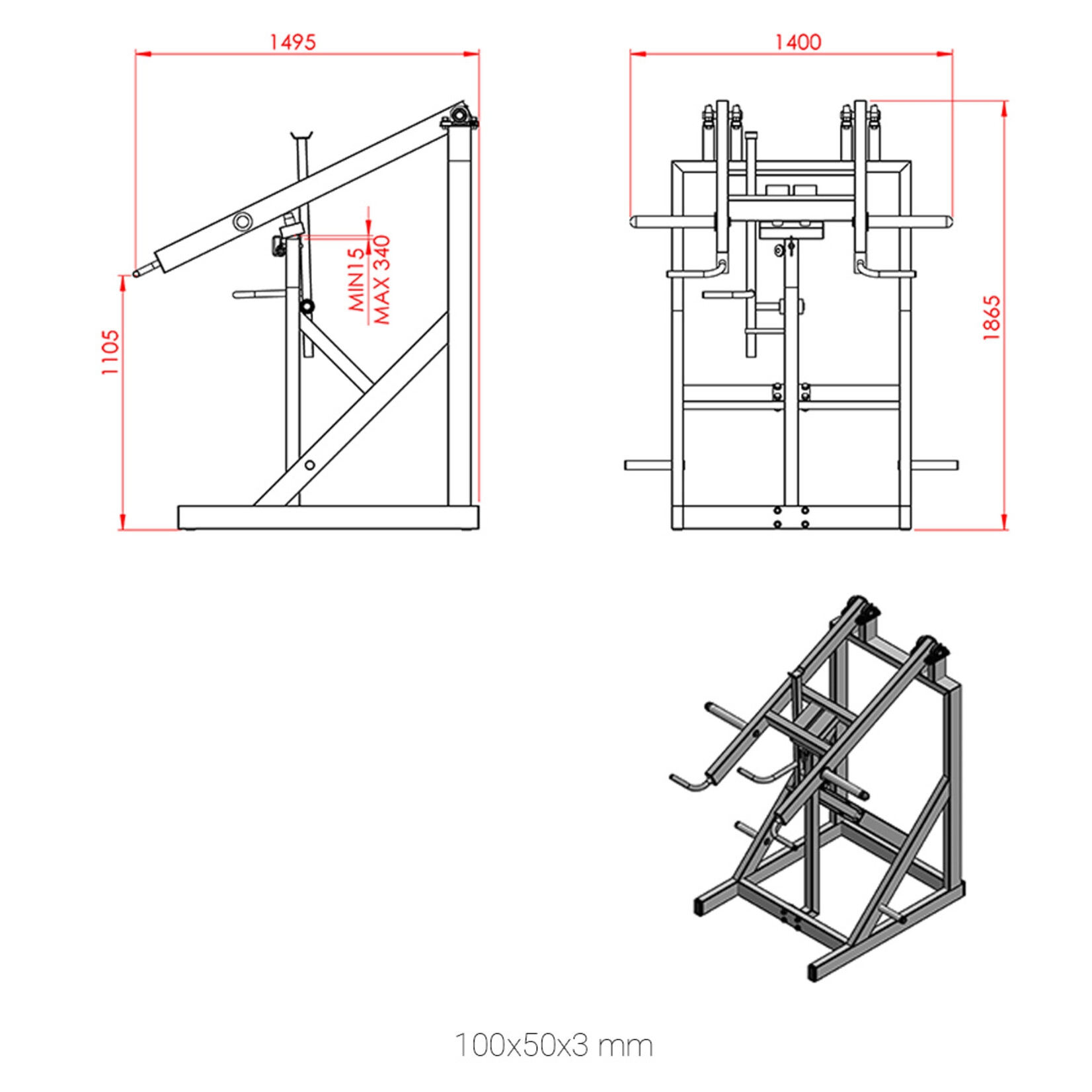 Viking Press/ Shoulder Press Machine 2P