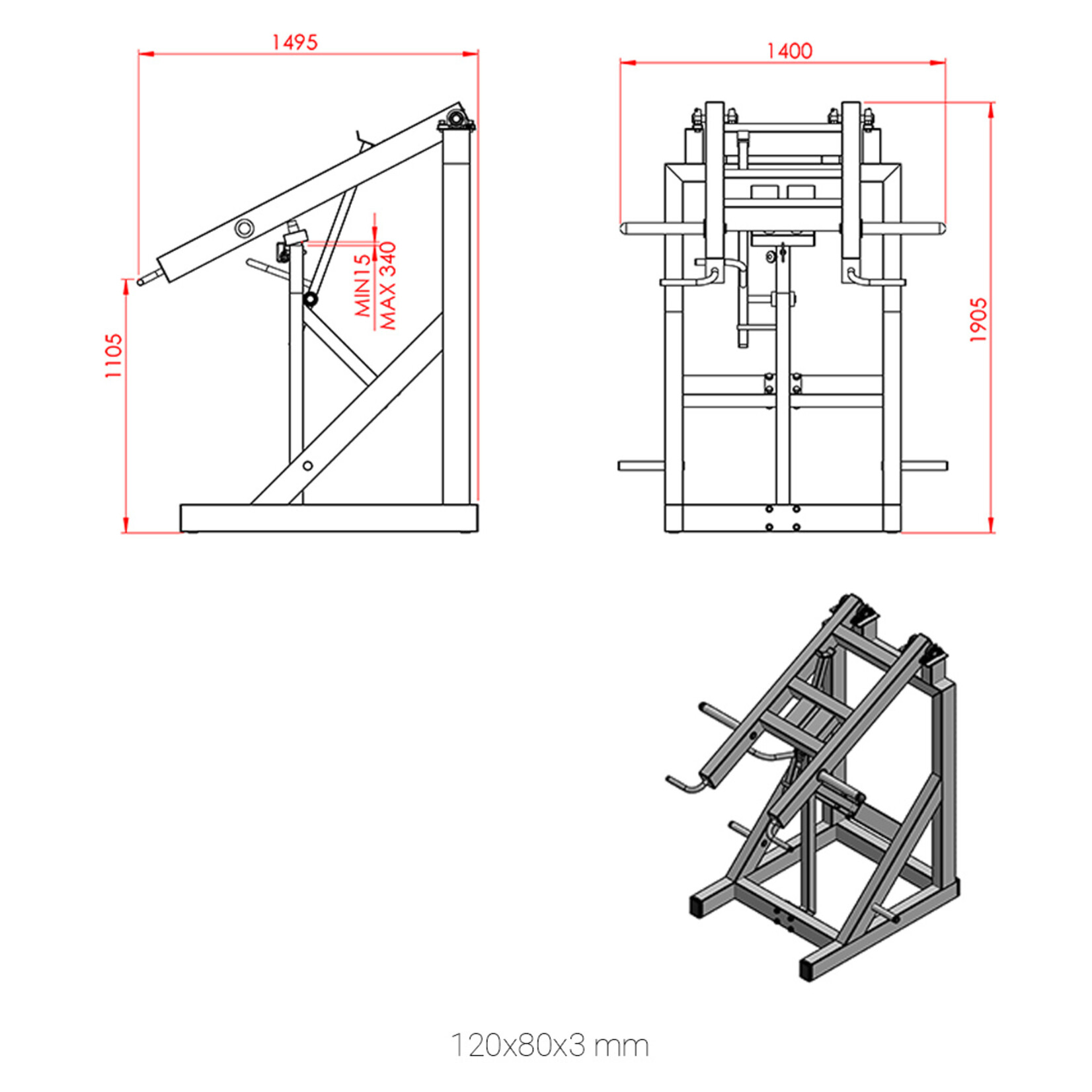 Viking Press/ Shoulder Press Machine 2P