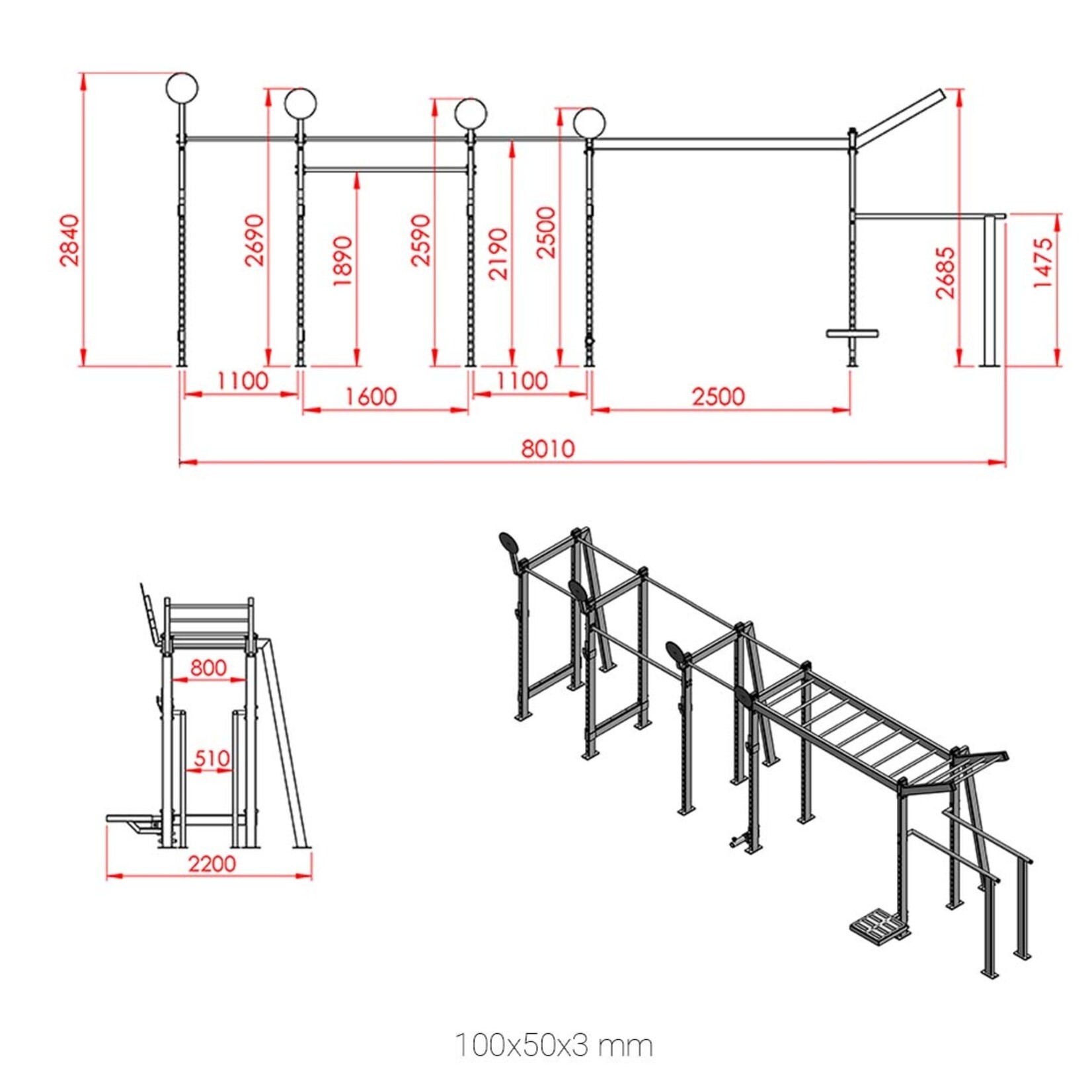 Crossfit Power Rack 5TX