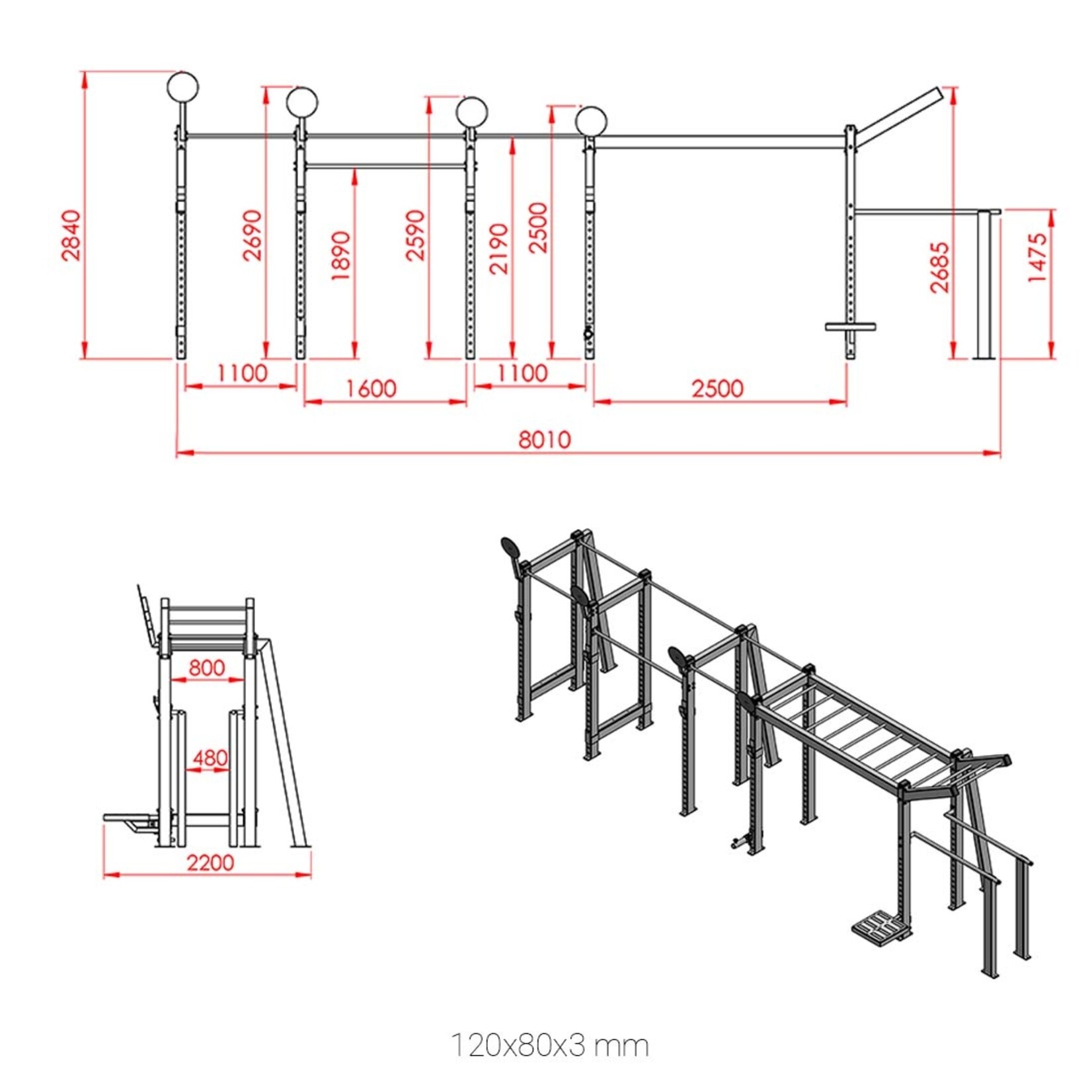 Crossfit Power Rack 5TX