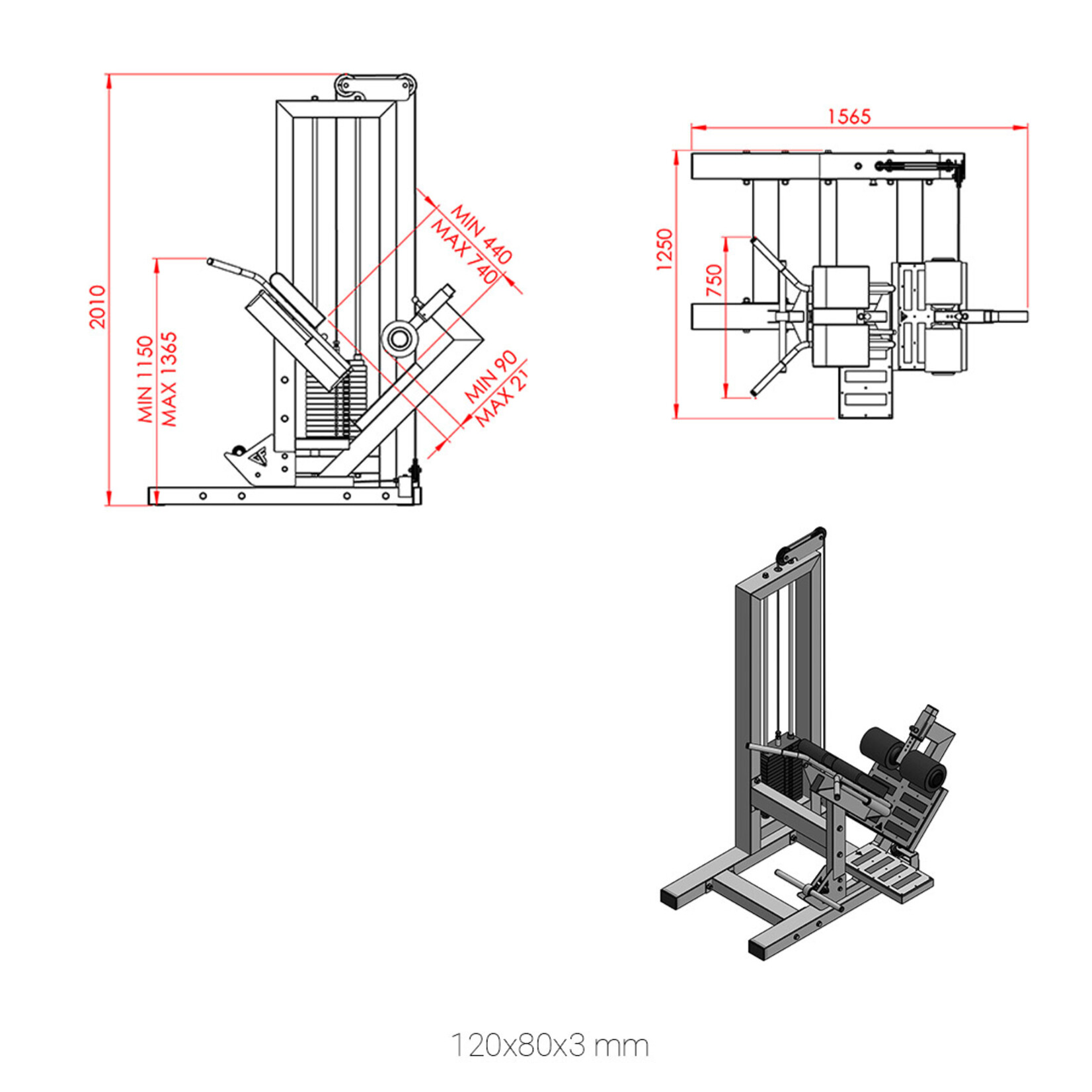 Back Hyperextension Machine