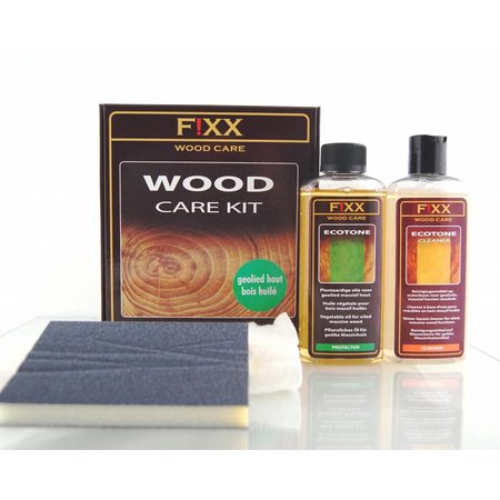 Fixx Products Kit d'entretien du bois pour bois huilé (kit d'entretien du bois Greenfix)