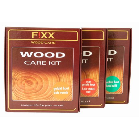 Fixx Products Wood Care Kit for oiled wood (Greenfix wood care kit)
