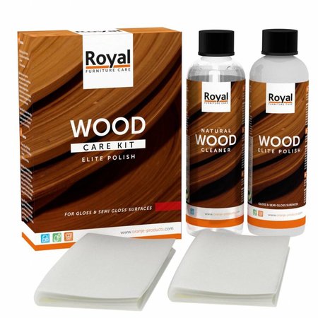 Oranje Elite Polish Wood Care Kit + Cleaner 2x250ml