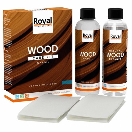 Oranje Waxoil Kit d'entretien du bois + Nettoyant 2x250ml