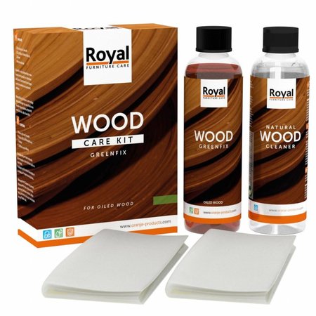 Oranje Greenfix Wood Care Kit + Cleaner 2x250ml