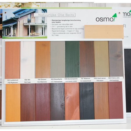 Osmo Buitenhout Natuurlijke Olie Beits | Tuinbeits | Houtbeits | Parket&meer.nl