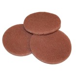 Tisa-Line 6 inch scrub pads for multi-disc scrub machines, Festool, etc. (Set of 3)