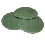Tisa-Line 6 inch scrub pads for multi-disc scrub machines, Festool, etc. (Set of 3)