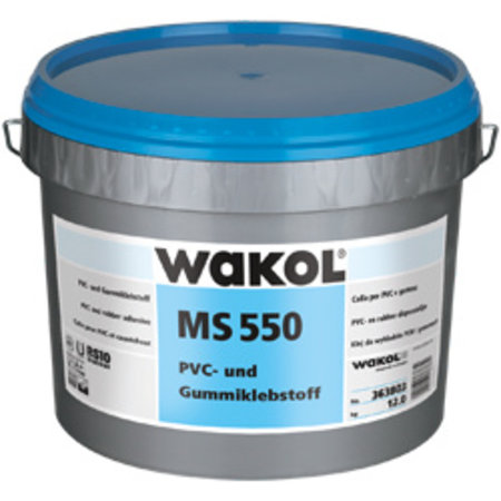 Wakol Colle polymère PVC et caoutchouc MS550 : contenu 7,5 kg