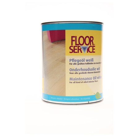 Floorservice Couleur Entretien huile BLANC 1 Ltr