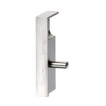 Extremo izquierdo para zócalo de Aluminio (Plata o acero inoxidable, haga clic aquí para elegir)