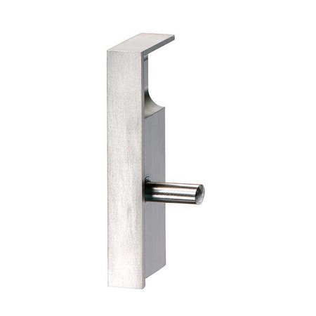 Tisa-Line End piece left for Aluminum plinth (Silver or stainless steel click here to choose)