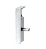 Tisa-Line End piece left for Aluminum plinth (Silver or stainless steel click here to choose)
