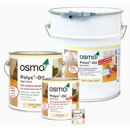 Osmo 3232 Hardwax olie Zijdemat Polyx Rapid (Sneldrogend)