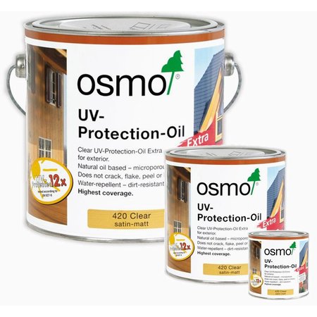 Osmo Buitenhout Aceite de protección UV (haga clic para ver colores y opciones) 420, etc.