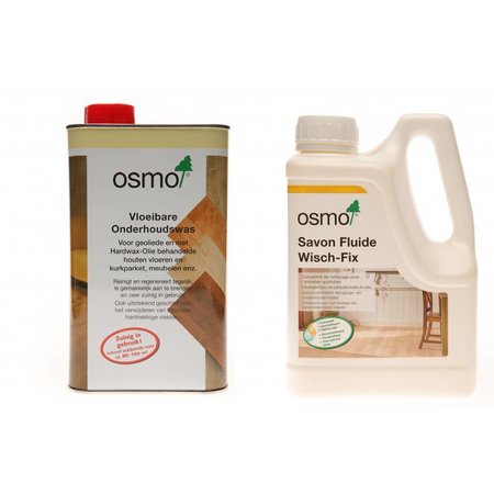 Osmo Actiepakket 1 = 1 Onderhoudswas 3029 + 1 Wisch Fix 8016