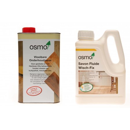 Osmo Action package 4 = 1 Maintenance wax 3087 White + 1 Wisch Fix 8016