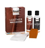 Oranje  Leather Care Kit Wax en Oil (kies uw set )