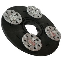 Rondelle de roue diamant 4x125mm (complet, adaptateur inclus)