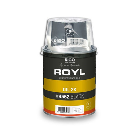 Royl Huile 2K NOIRE #4562, contenu 1 litre