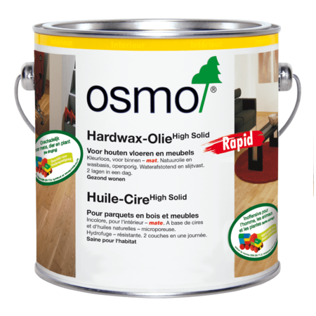 Osmo 3262 Aceite de cera dura Polyx Rapid MAT (Secado rápido)