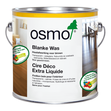 Osmo 1101 Cire transparente (Pour bois exotiques)