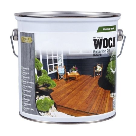 Woca Exterior Oil NATURAL for Terrace, Furniture, Log Cabin, etc.